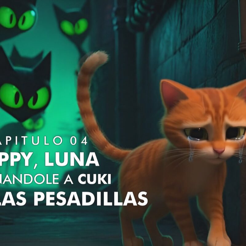 PUPPY y LUNA ENSENANDOLE A CUKI SOBRE LAS PESADILLAS