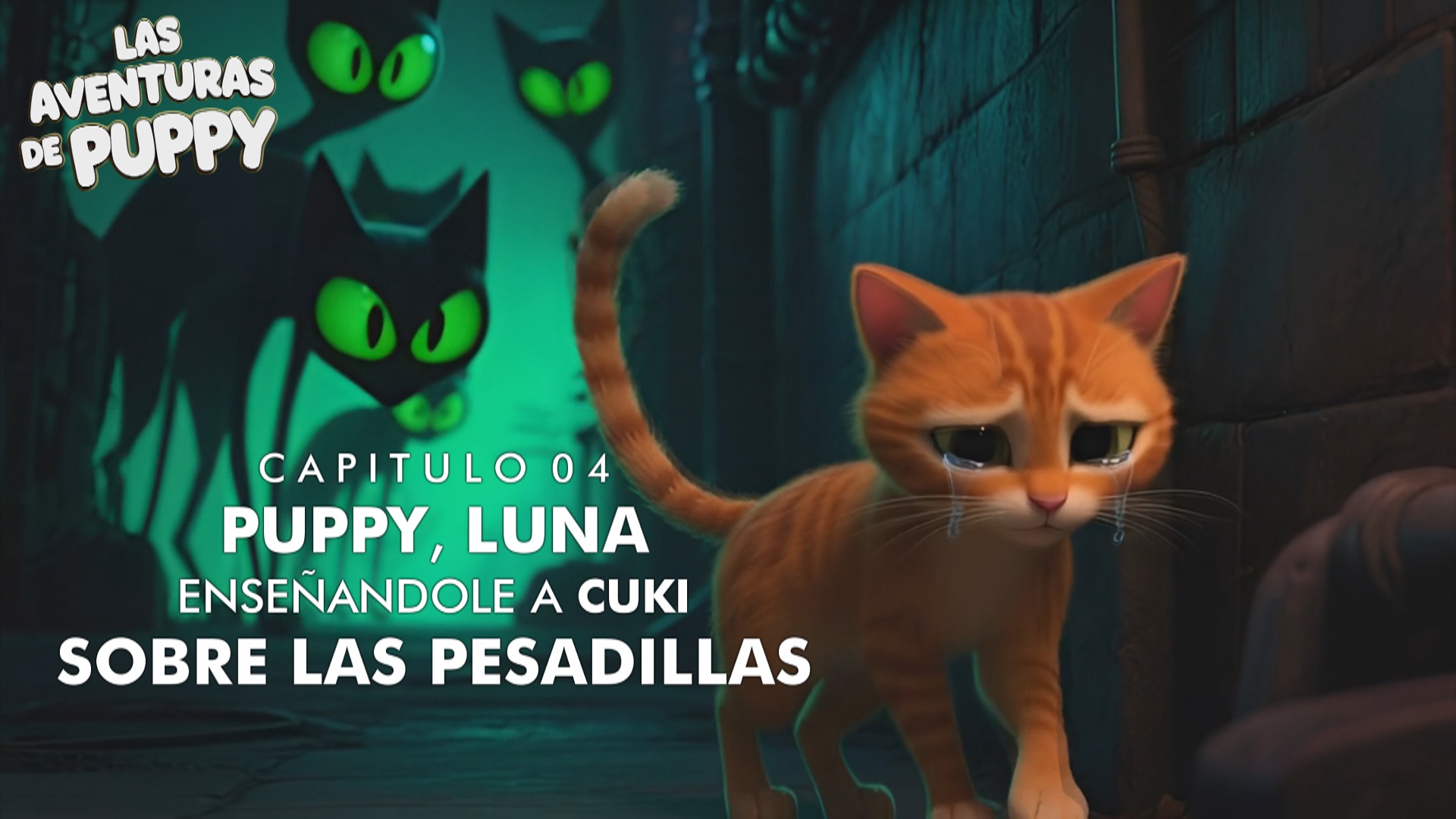 PUPPY y LUNA ENSENANDOLE A CUKI SOBRE LAS PESADILLAS